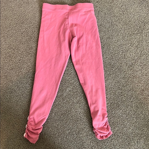 Matilda Jane Pink Kids Leggings with Button Detail 8 - Picture 3 of 3